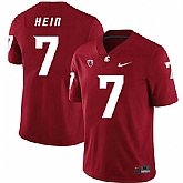 Washington State Cougars 7 Mel Hein Red College Football Jersey Dzhi,baseball caps,new era cap wholesale,wholesale hats